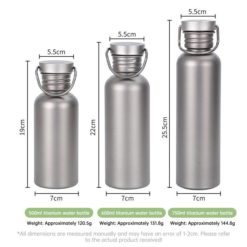 Portable Titanium Water Bottle