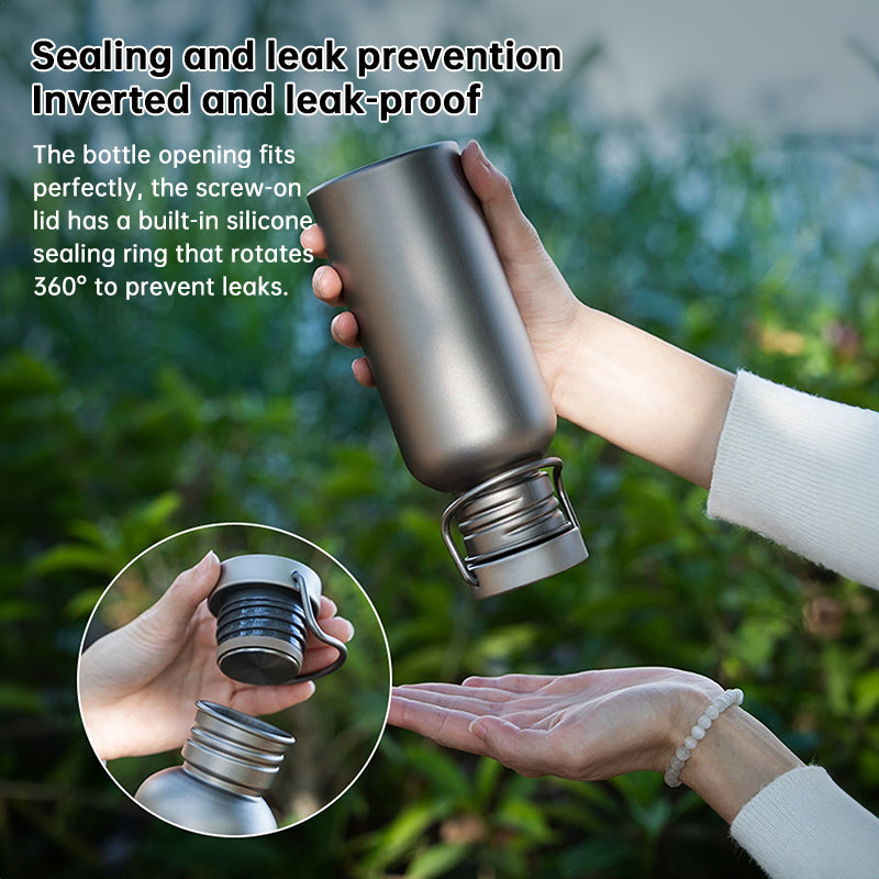 Portable Titanium Water Bottle