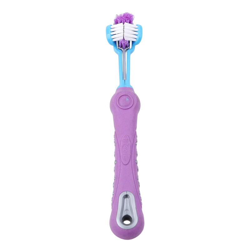 Three-Sided Toothbrush