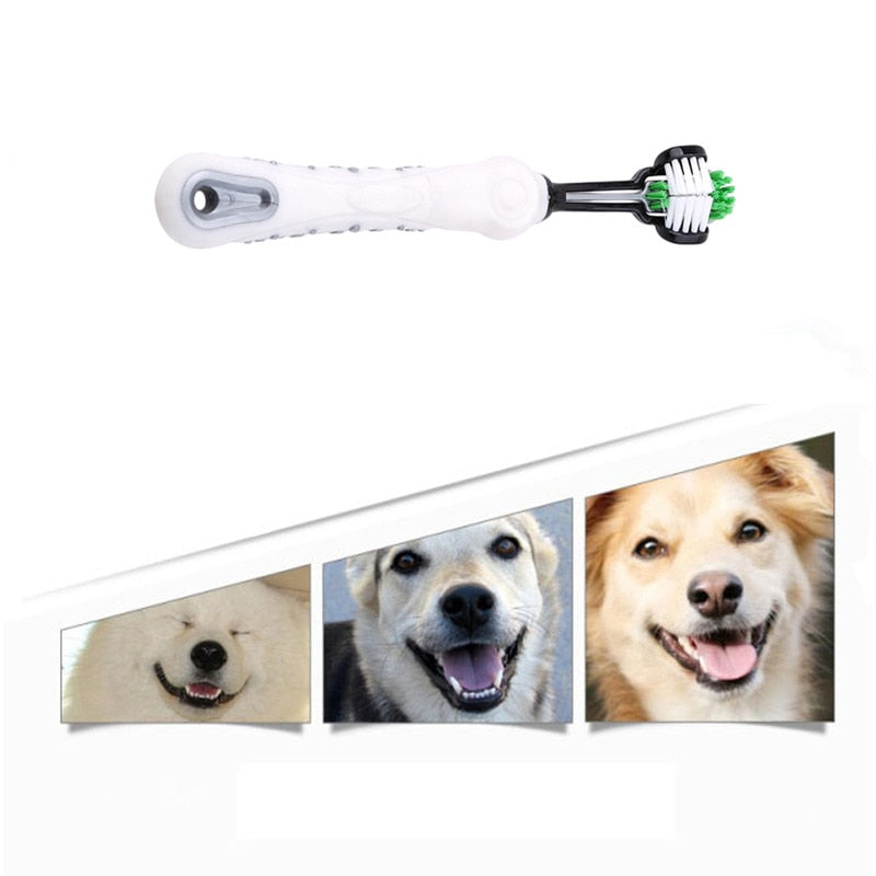 Three-Sided Toothbrush