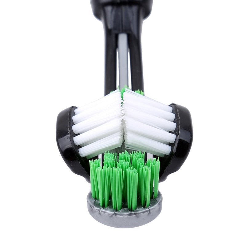 Three-Sided Toothbrush